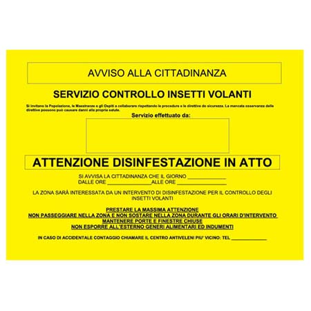 I nostri Prodotti divisi per categoria - Sottocategoria Cartelli segnalazione - Osd gruppo Ecotech srl - Allontanamento piccioni,disinfestazione,HACCP, roditori